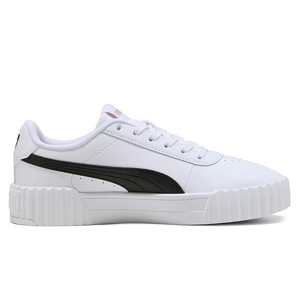 Tênis Puma Carina 3.0 BDP Feminino Branco e Preto