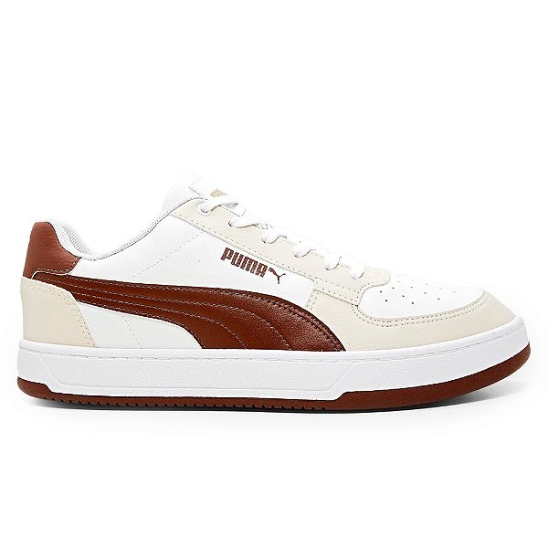 Tênis Puma Caven 2.0 BDP Branco e Marrom