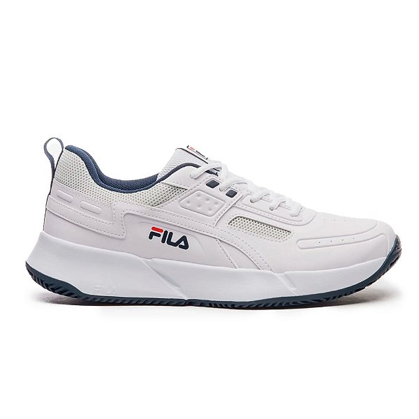 Tênis Fila Precision Masculino Branco/Marinho/Vermelho