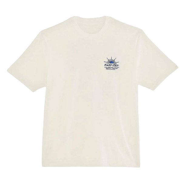 Camisa Farm Ipanema Kit Feminina Off White/Azul