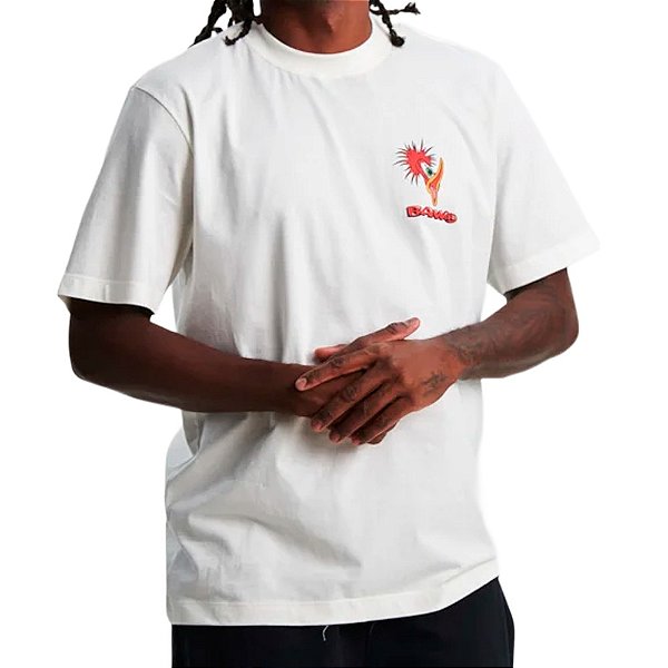 Camisa Regular Logo BAW Unissex Off White