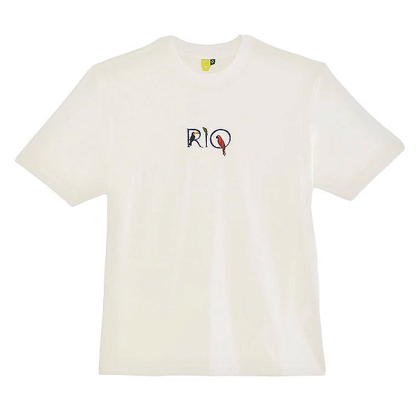 Camisa Farm Ipanema Rio Feminina Off White