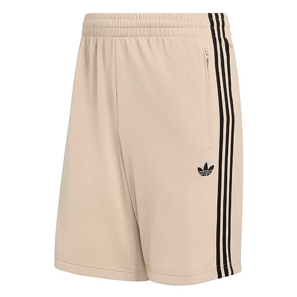 Short Adidas Firebird Bege e Preto