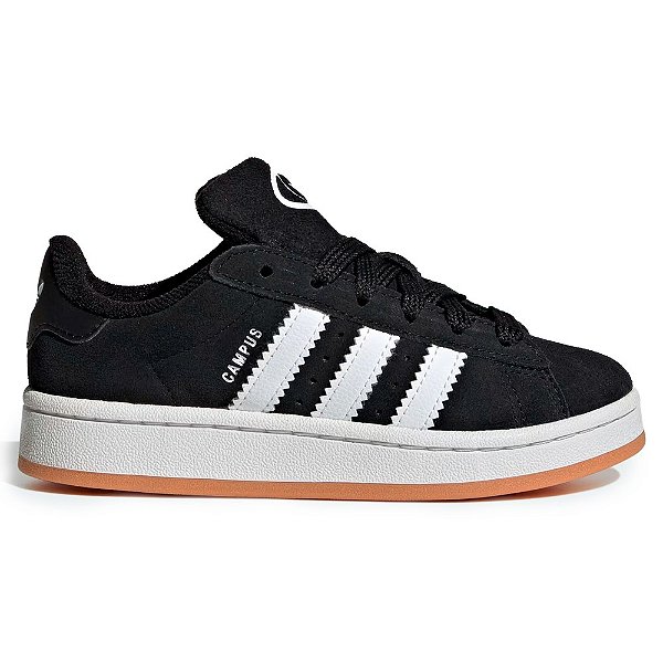 Tênis Adidas Campus 00S C Infantil Preto e Branco