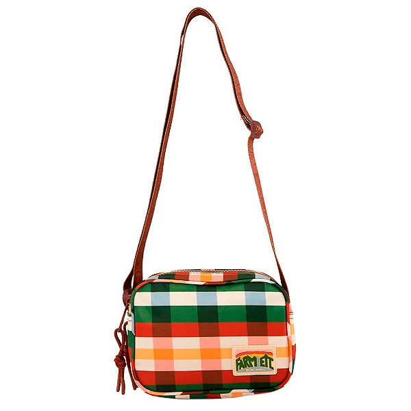 Bolsa Farm Chamego Esporte Xadrez Marrom Colors