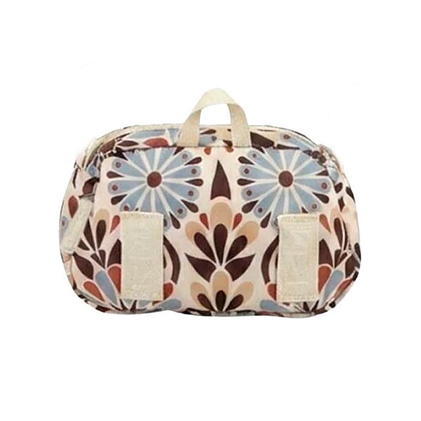 Bolsa Farm Chuchu Florejo Bege Marrom Azul