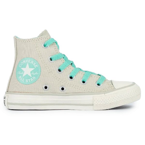 Tênis All Star Chuck Taylor Side Zip Infantil Verde Sálvia