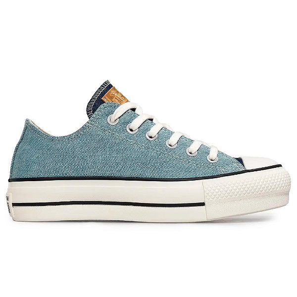 Tênis All Star Chuck Taylor Plataforma Star Lift Feminino Jeans