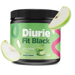 DiurieFit Black Original - Sabor Maçã Verde
