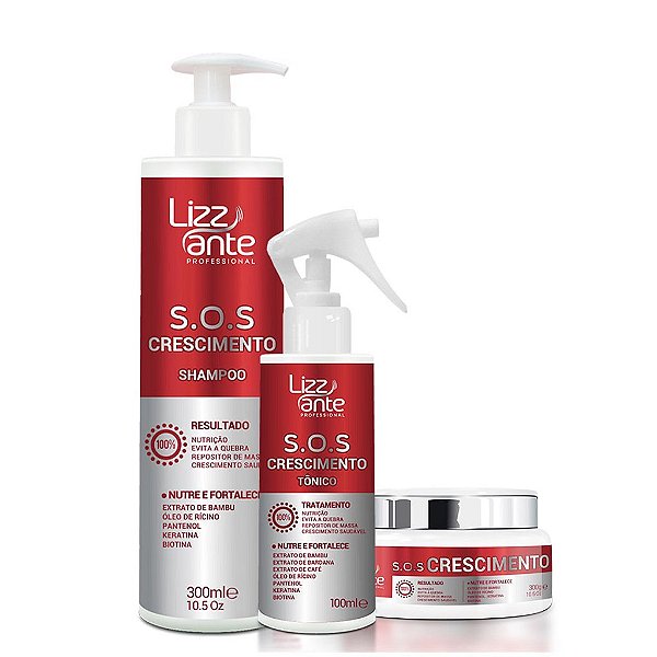 Kit SOS Crescimento e Antiqueda | Lizzante Profissional