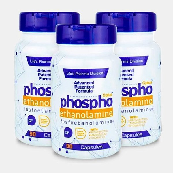 Fosfoetanolamina Sintética – Kit com 3 Frascos
