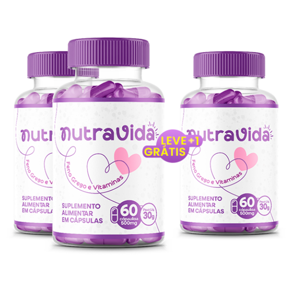 Nutra Vida – Suplemento para Fertilidade | Compre 2 e Leve 3