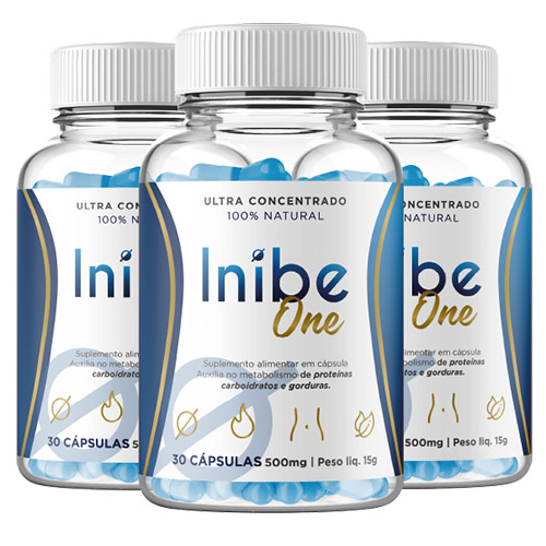 Inibe One – Suplemento Vegano | Kit com 3 Frascos