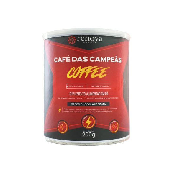 Coffee - Café das Campeãs | Chocolate Belga 200g