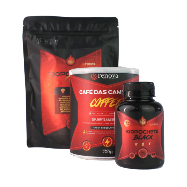 Coffee - Café das Campeãs | Café Chocolate + Chá + 100Pochete