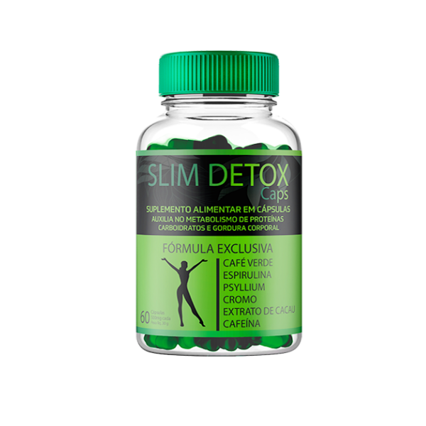 Slim Detox Caps - Detox Natural em Cápsulas | 60 Cápsulas