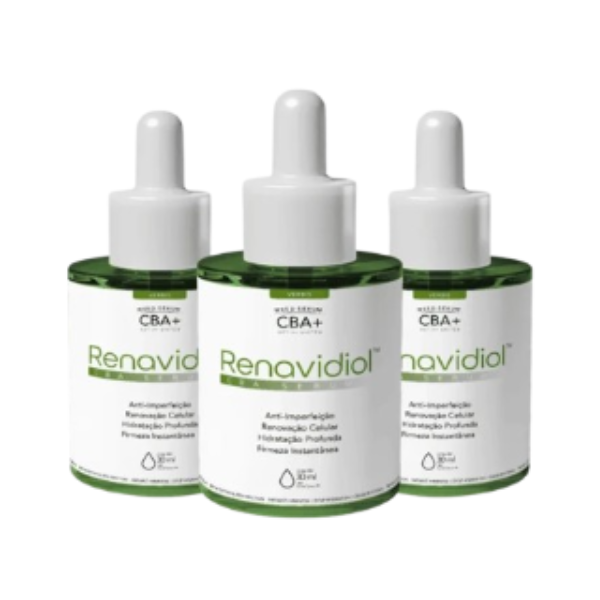 Renavidiol - Sérum Rejuvenescedor 30ml –  Kit com 3 Unidades