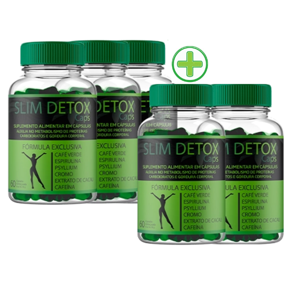 Slim Detox - Detox Natural em Cápsulas | Compre 3 e Leve 5