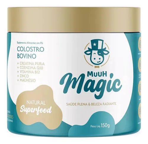 Magic Muuh Suplemento Alimentar em Pó 150g – Sabor Pink Lemonade