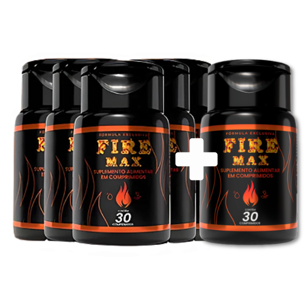FireMax – Suplemento Alimentar | Compre 5 e Leve 6