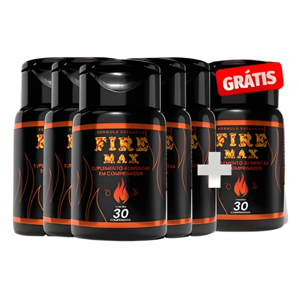 FireMax – Suplemento Alimentar | Compre 5 e Leve 6