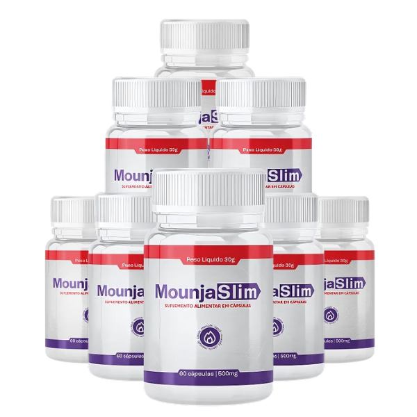 Mounja Slim – Kit 8 Frascos | Suplemento Natural