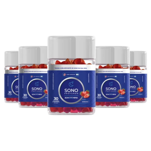 Sonotonina - Bluue Sleep | Kit 5 Frascos para Melhor Sono