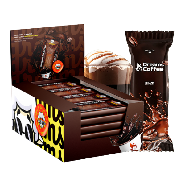 Dreams Coffee - Café Termogênico Sabor Chocolate | 30 Sachês de Energia e Sabor