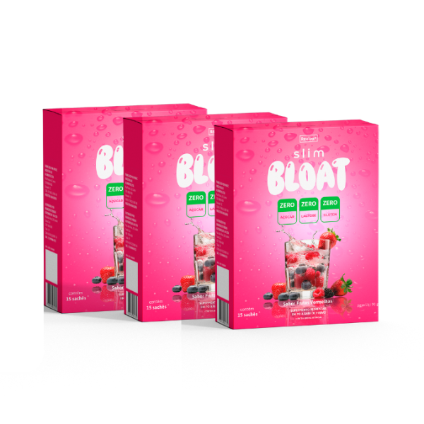 Slim Bloat | Kit 3 Caixas para Reduzir Inchaço e Regular o Intestino