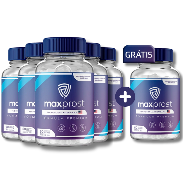 MaxProst – Suplemento Natural | Compre 5 e Ganhe +1 Grátis