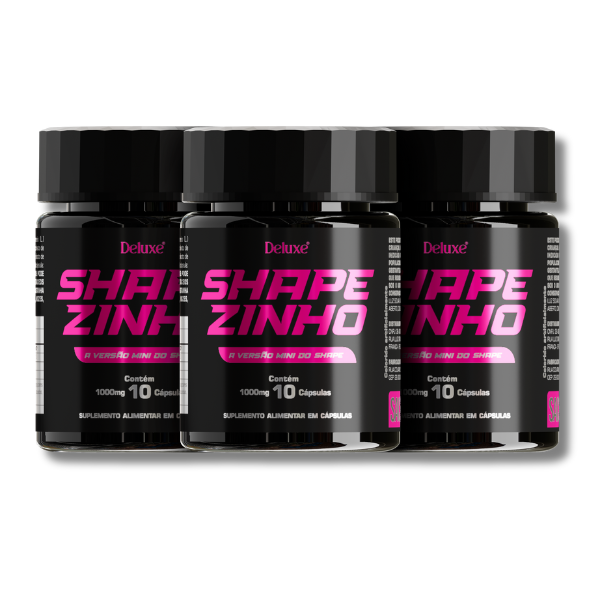 Shapezinho Deluxe Fit – Suplemento de Aminoácidos | Kit com 3 Frascos