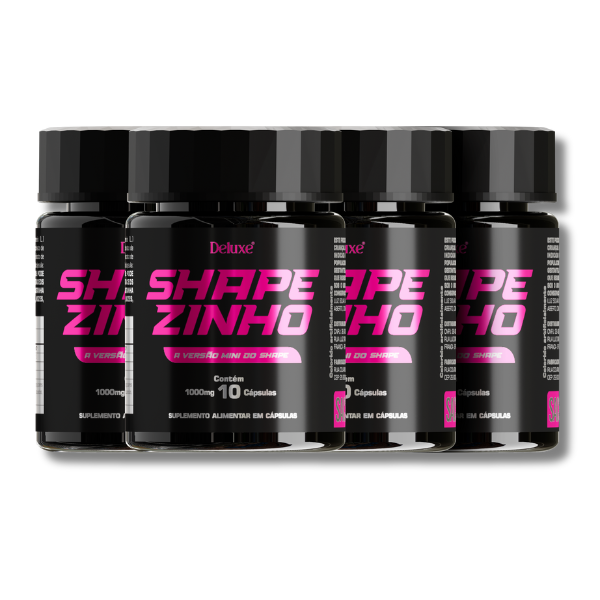 Shapezinho Deluxe Fit – Suplemento de Aminoácidos | Kit com 4 Frascos