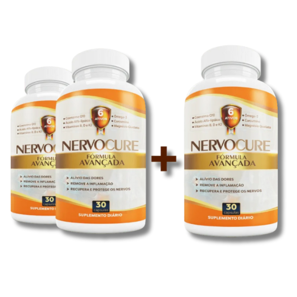 Nervocure – Suplemento Diário Natural | Compre 2 e Leve 3