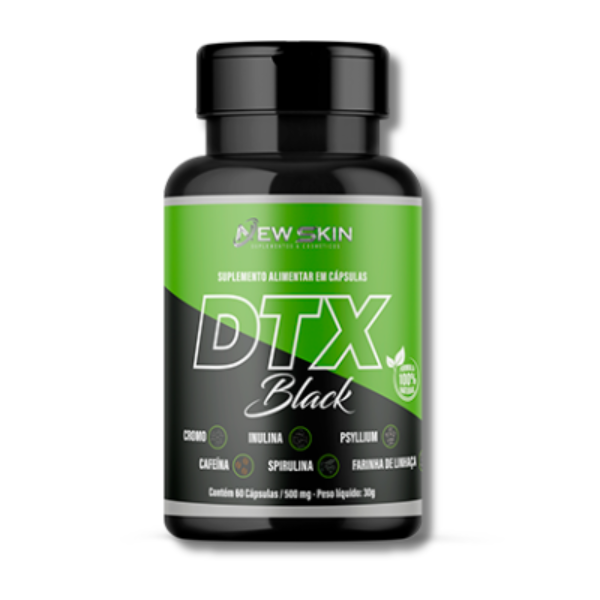 DTX Black – Suplemento Alimentar Detox Premium
