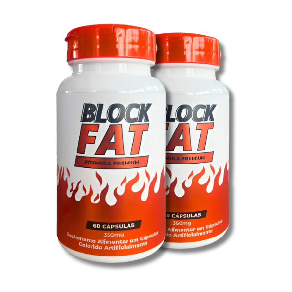 BlockFat – Suplemento Emagrecedor | Redução de Medidas – Kit com 2 Frascos
