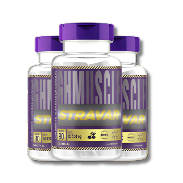 Stravar – Ganho de Massa Rápido | Kit 2 Frascos
