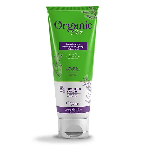 Organic Lizz – Progressiva de Chuveiro Sem Formol 200ml | Liso Imediato