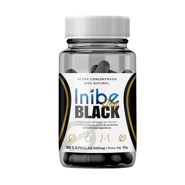 Inibe One Black Original | Suplemento Natural em Cápsulas