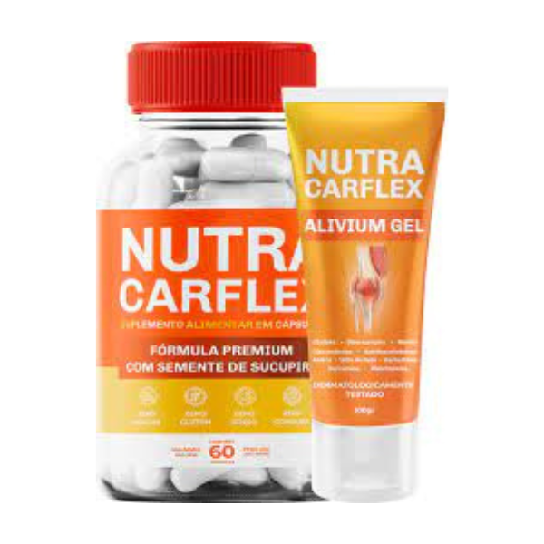 Nutra Carflex Original – 60 Cápsulas + 1 Gel | Saúde das Articulações