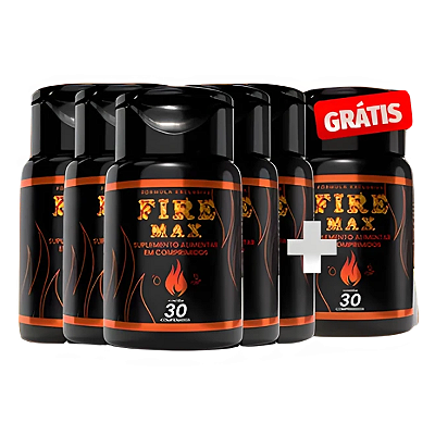 FireMax Suplemento Alimentar Leve 6 Pague 5 | Energia e Performance