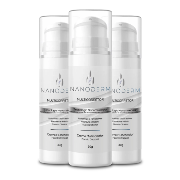 2 Frascos Clareador Nanoderm | Nova Fórmula com Nanotecnologia