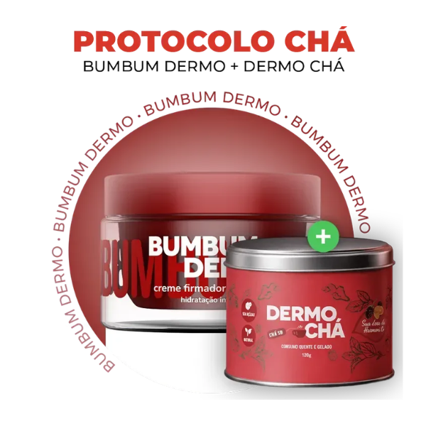 1 Pote Bumbum Dermo + Dermo Chá | Firmeza e Beleza da Pele