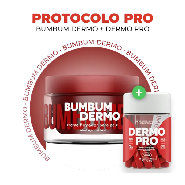 1 Pote Bumbum Dermo + Dermo Pro | Firmeza e Beleza da Pele