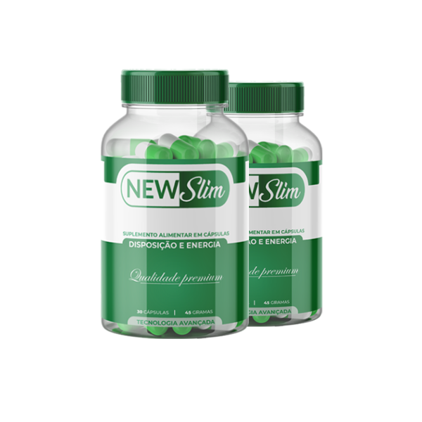 NewSlim Kit com 2 Frascos – Suplemento em Cápsulas