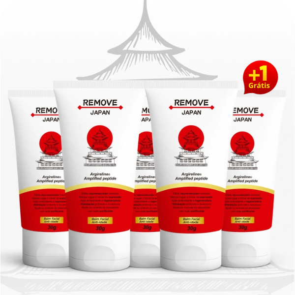 REMOVE JAPAN 30g | Compre 4 e Leve 5 | Cuidado Facial e Efeito Tensor