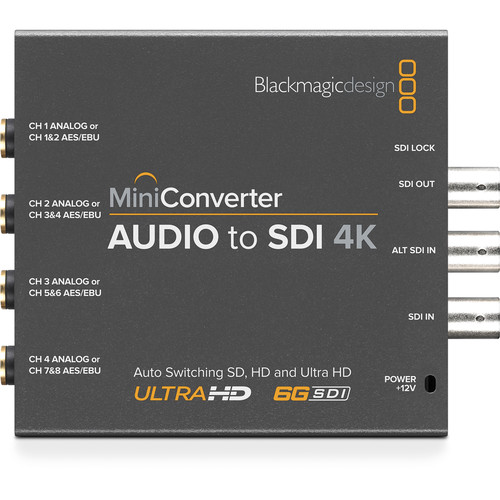 Blackmagic Design Mini Audio to SDI 4K