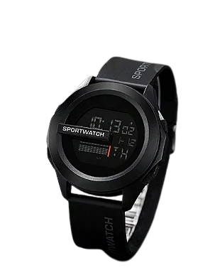 Relógio Sportwatch - Aprova d'água - Preto