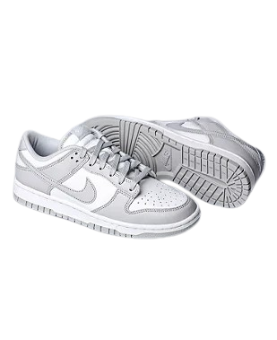 Tênis Dunk Low - Branco/Cinza