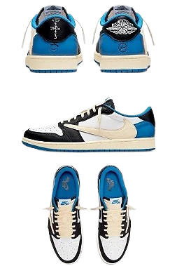 Tênis Jordan - Travis Scott - Azul