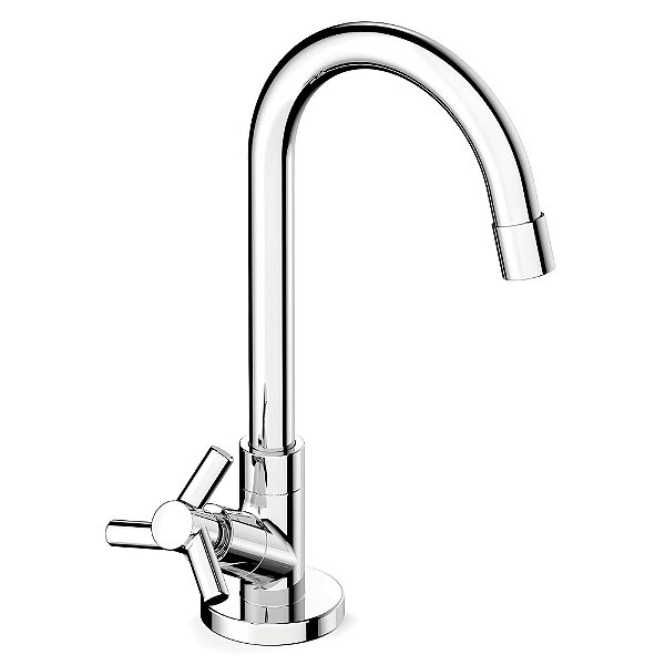 Torneira Banheiro Bancada Bica Alta Celite One - Cromado